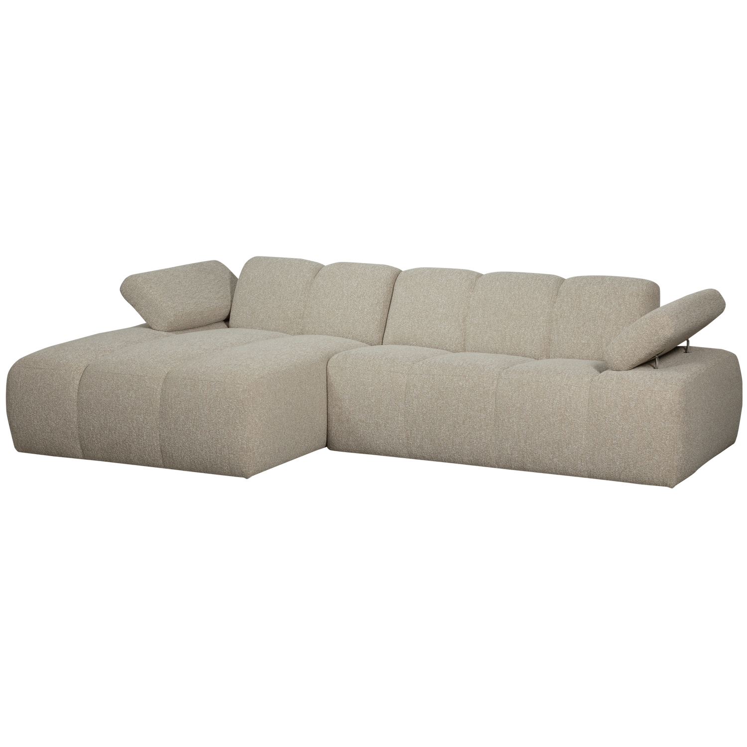 Mojo Loungebank links bouclé beige melange - Afbeelding 6