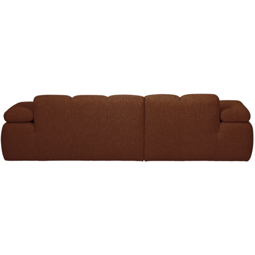 Mojo Loungebank links bouclé roestbruin melange - Afbeelding 7