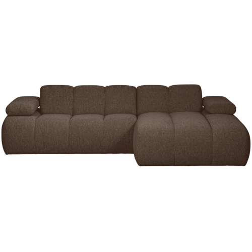 Mojo Loungebank rechts bouclé bruin melange - Afbeelding 2