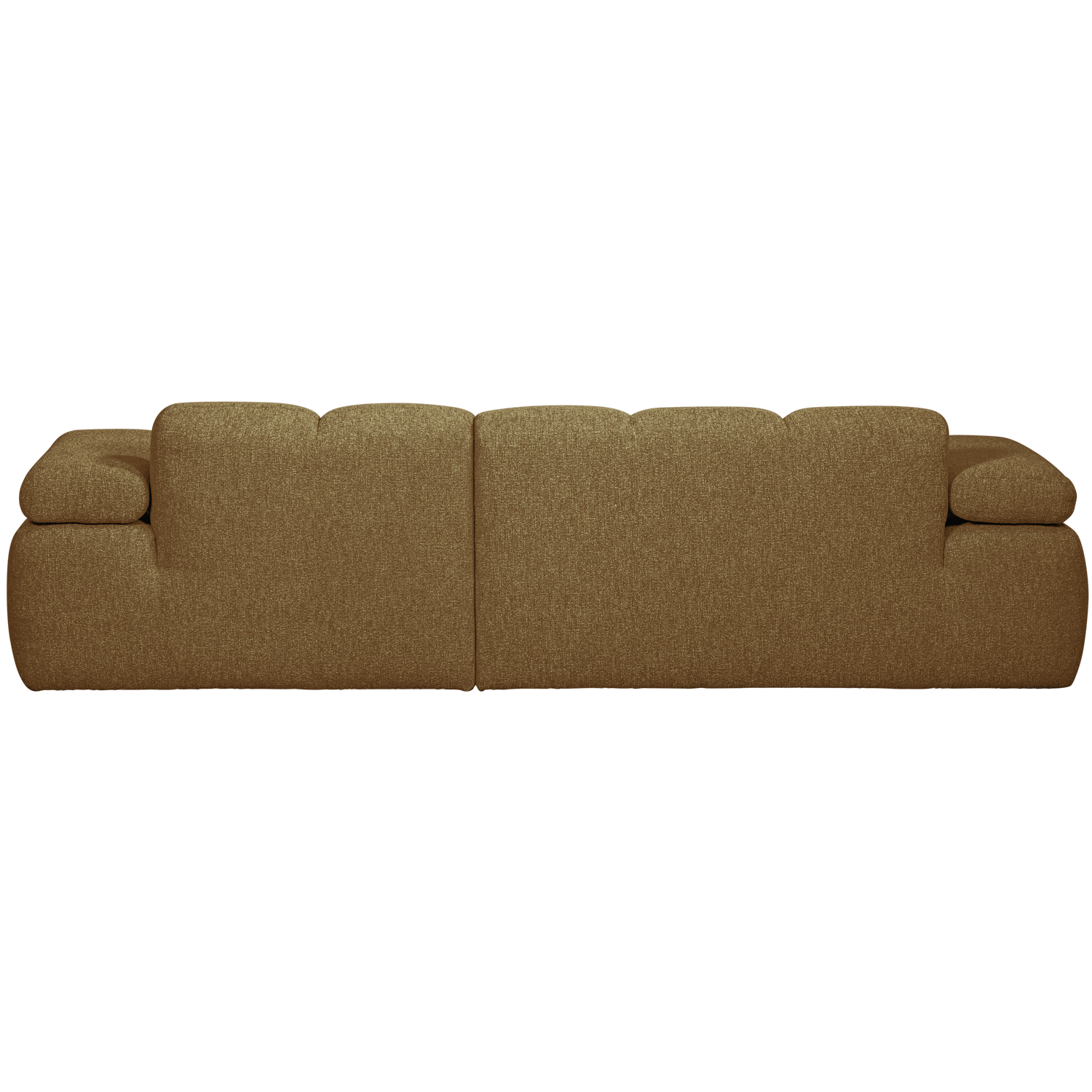 Mojo Loungebank rechts bouclé geel bruin melange - Afbeelding 7