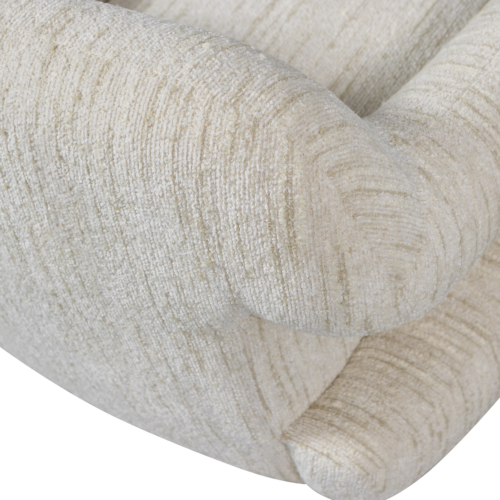 Draaifauteuil Folke Chenille - Naturel - Afbeelding 7