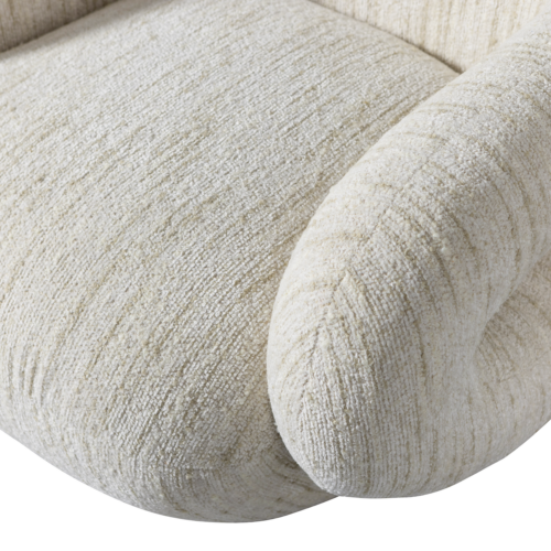 Draaifauteuil Folke Chenille - Naturel - Afbeelding 8