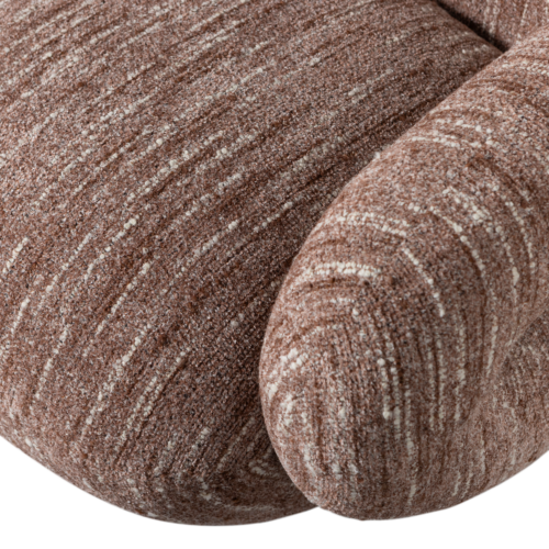 Draaifauteuil Folke Chenille - Oud Roze - Afbeelding 8