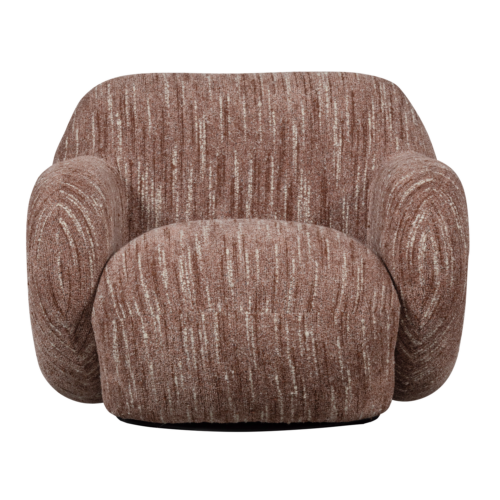 Draaifauteuil Folke Chenille - Oud Roze - Afbeelding 4