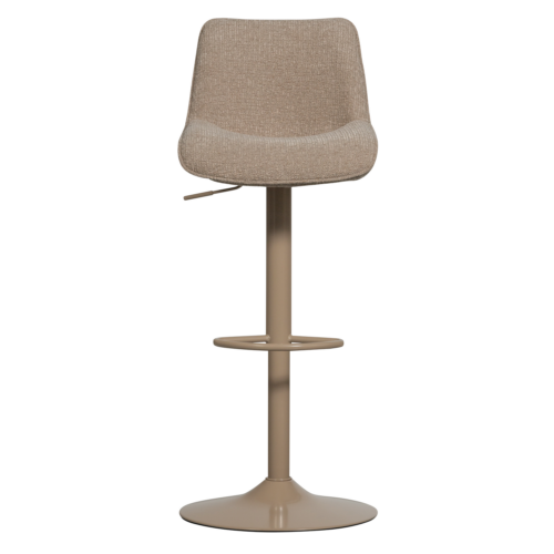 Verstelbare Barkruk Marten Geweven stof -  Zand (zithoogte 65-88cm) - Afbeelding 3
