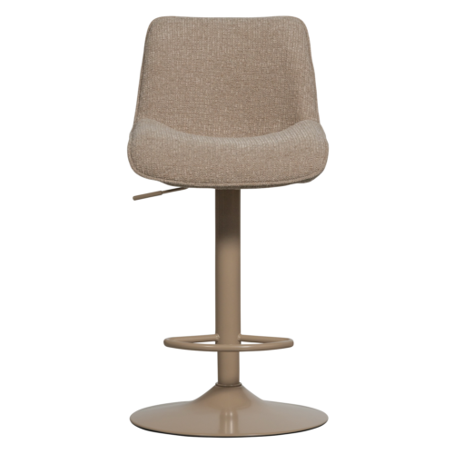 Verstelbare Barkruk Marten Geweven stof -  Zand (zithoogte 65-88cm) - Afbeelding 4