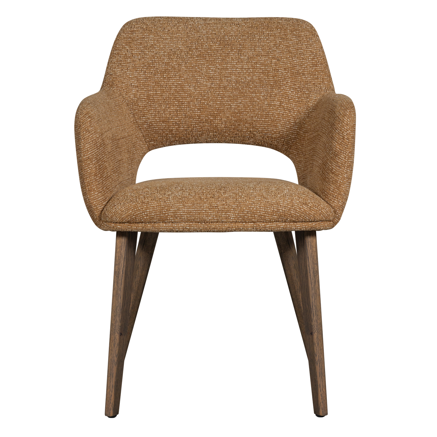 Eetkamerstoel Murat Bruin onderstel - Geel/Bruin - Afbeelding 3