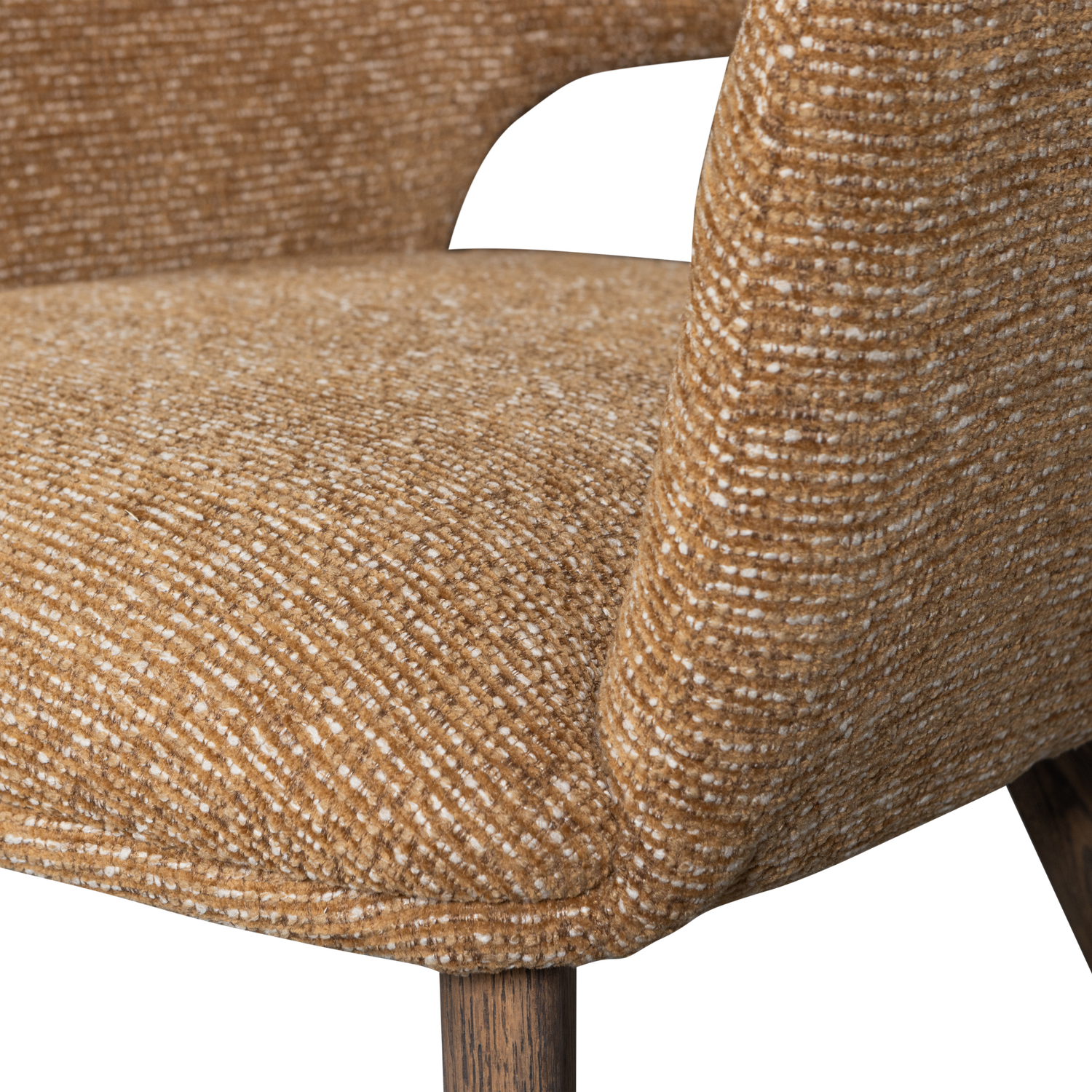 Eetkamerstoel Murat Bruin onderstel - Geel/Bruin - Afbeelding 8