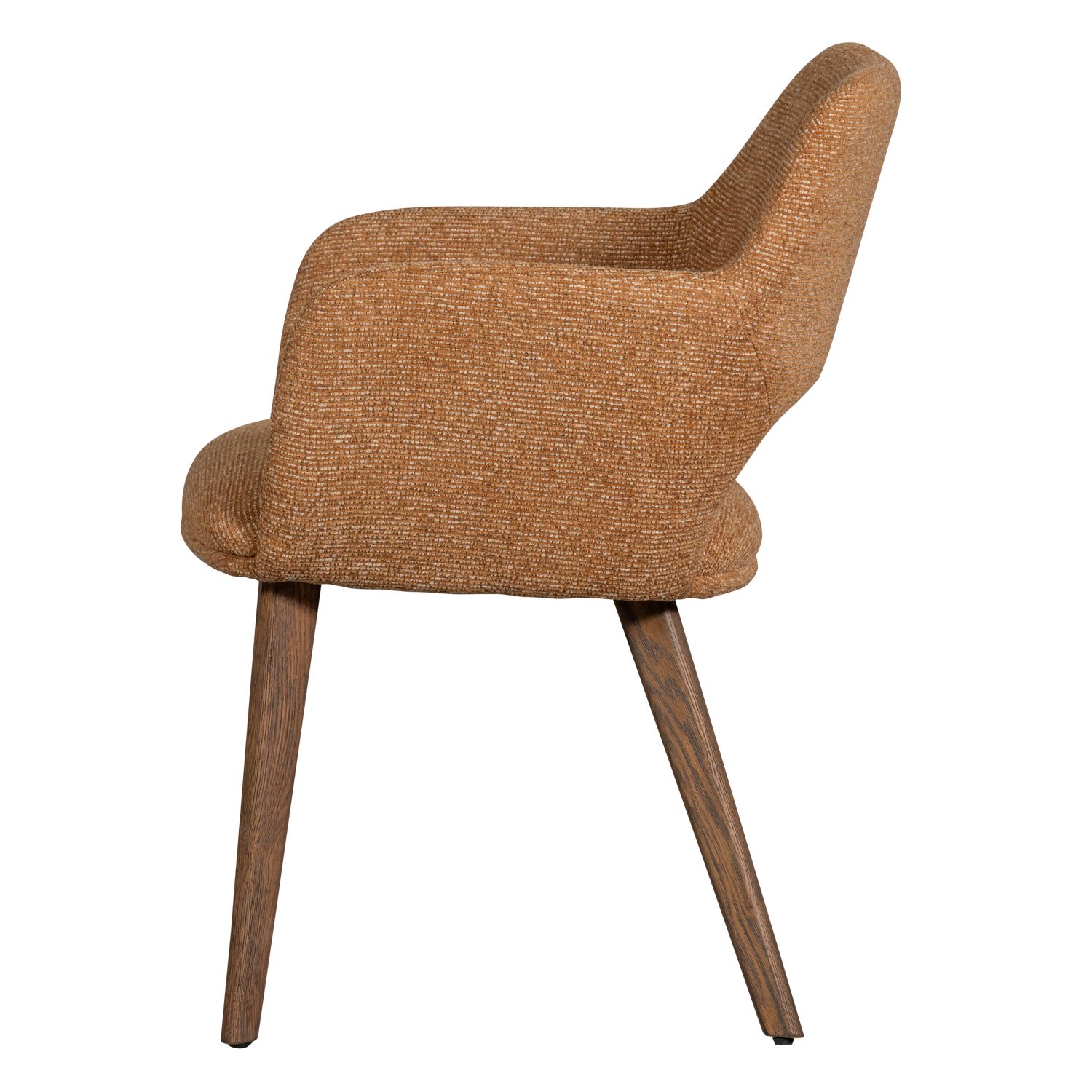 Eetkamerstoel Murat Bruin onderstel - Geel/Bruin - Afbeelding 4