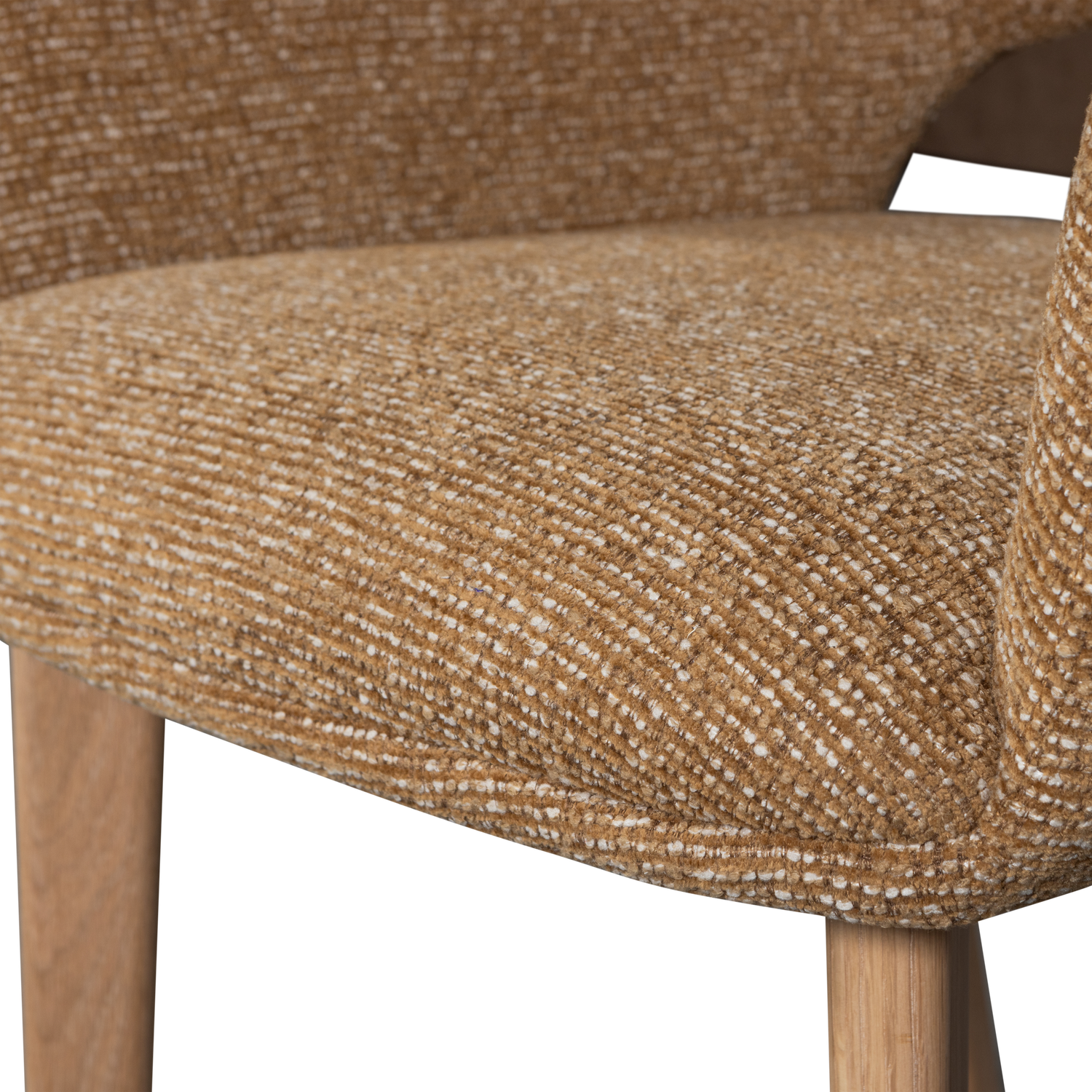 Eetkamerstoel Murat Naturel onderstel - Geel/Bruin - Afbeelding 8