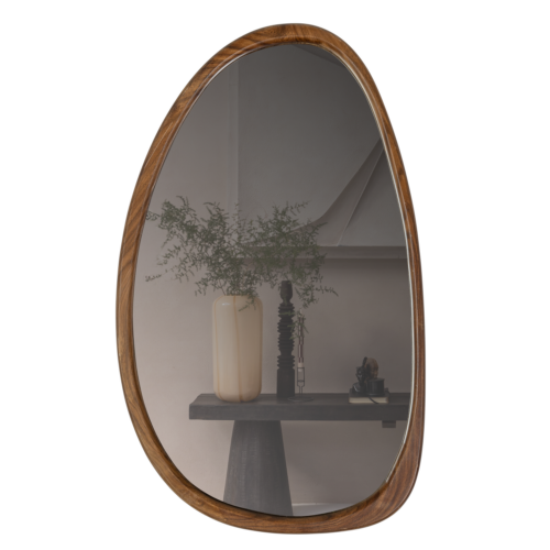 Leif spiegel hout naturel 64x38cm