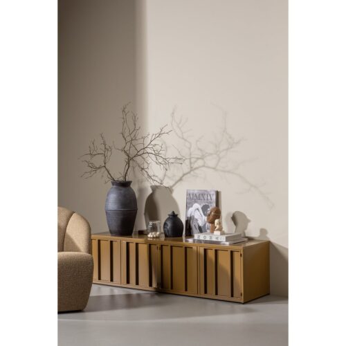 TV-meubel Level 160cm - Honing Geel - Afbeelding 3