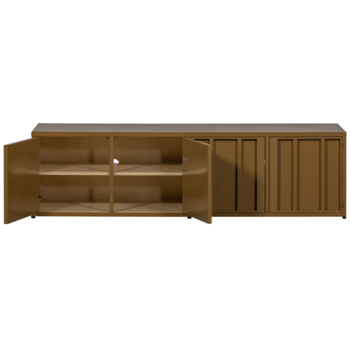 TV-meubel Level 160cm - Honing Geel - Afbeelding 5