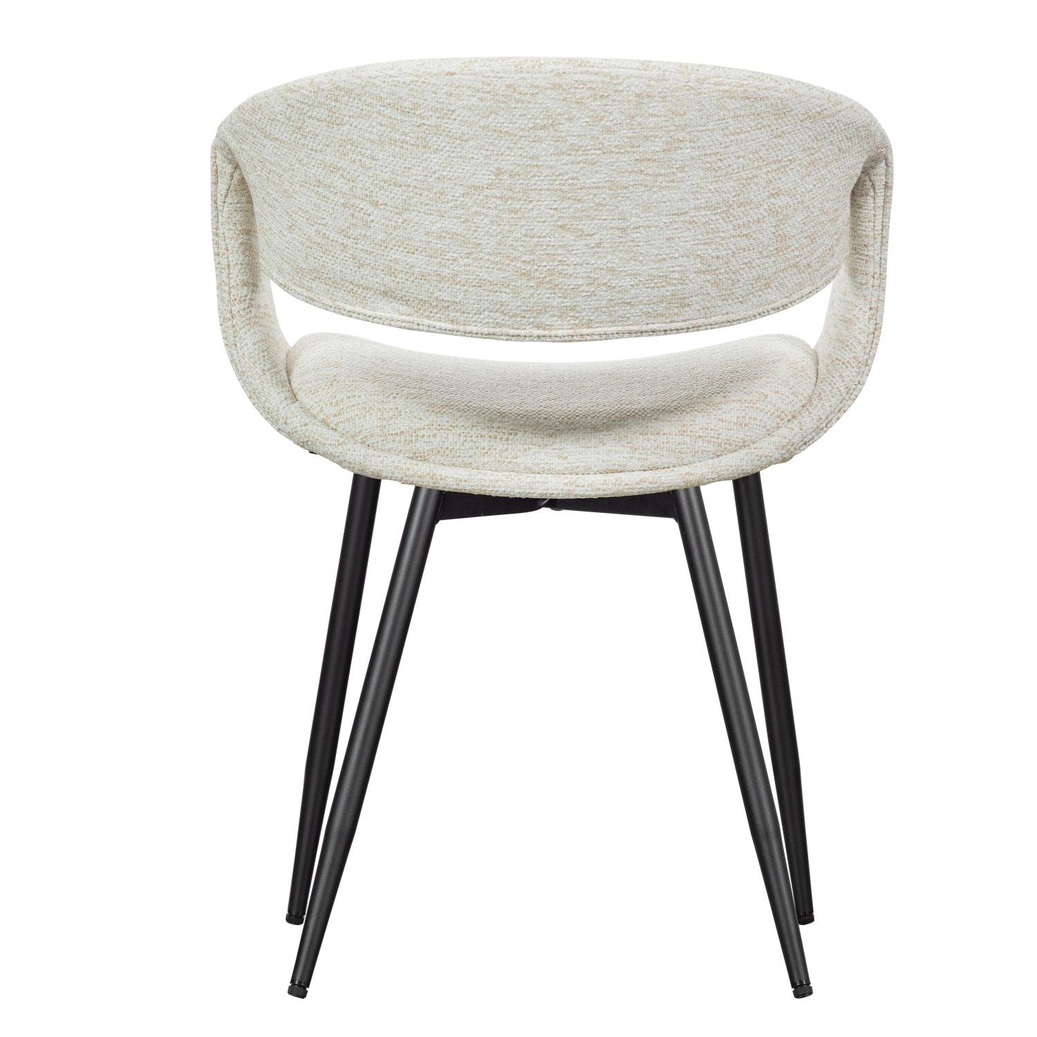 Eetkamerstoel Yossi Zwart onderstel - Naturel - Afbeelding 5