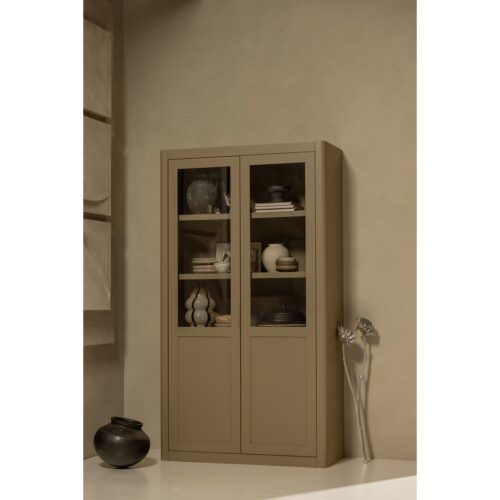 Buffetkast Gunnar Grenenhout, 217 x 120cm, kleur Mud - Afbeelding 2