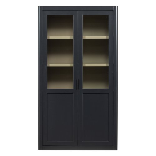 Buffetkast Gunnar Grenenhout, 217 x 120cm, kleur Zwart - Afbeelding 4