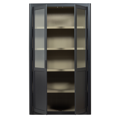 Buffetkast Gunnar Grenenhout, 217 x 120cm, kleur Zwart - Afbeelding 6