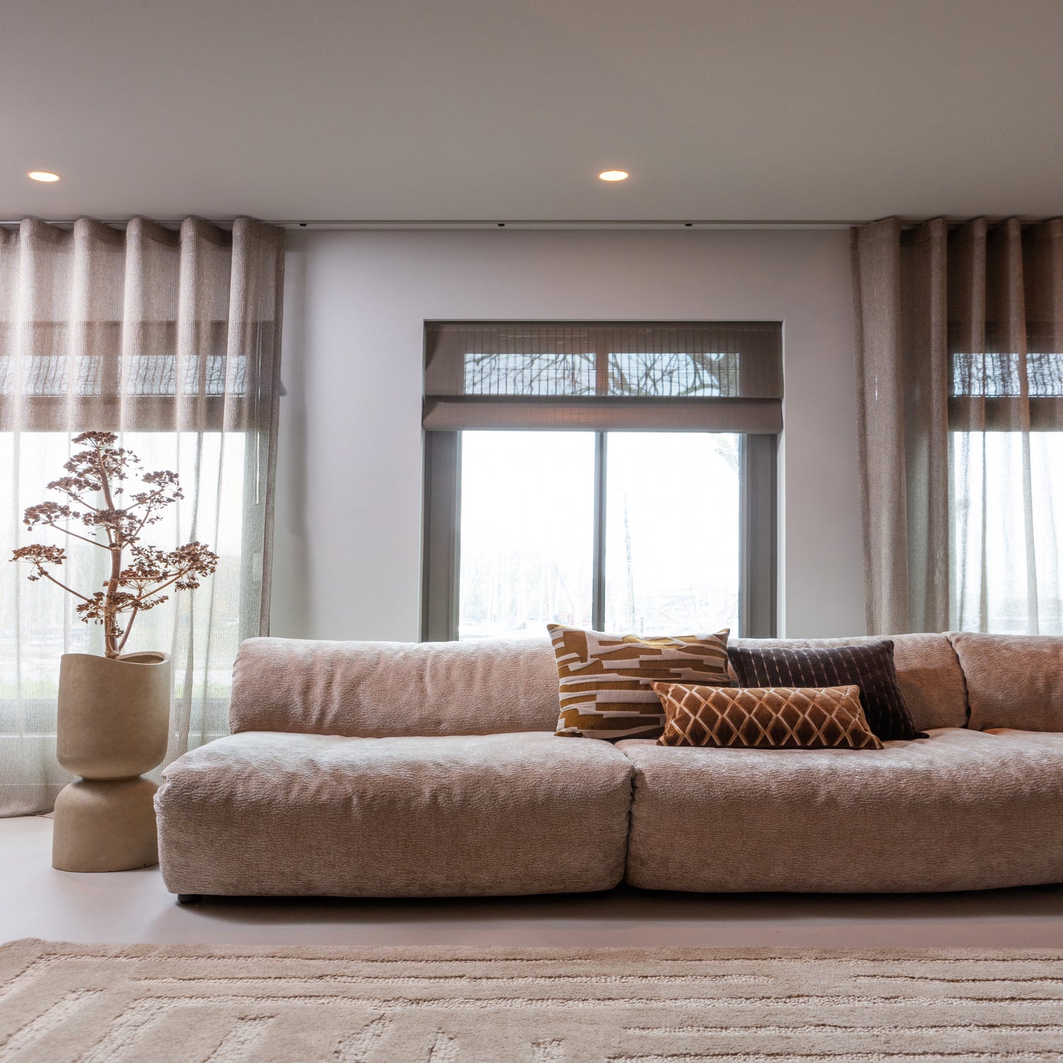 Set v 3 - isai kussens bruin - Afbeelding 3