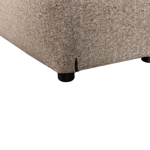 Hocker Baggy Geweven Stof Bruin - Afbeelding 6