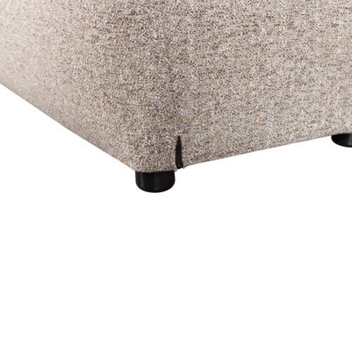 Hocker Baggy Geweven Stof Naturel - Afbeelding 4