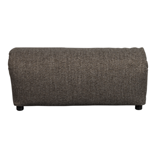 Hocker Baggy Geweven Stof Grijs - Afbeelding 2