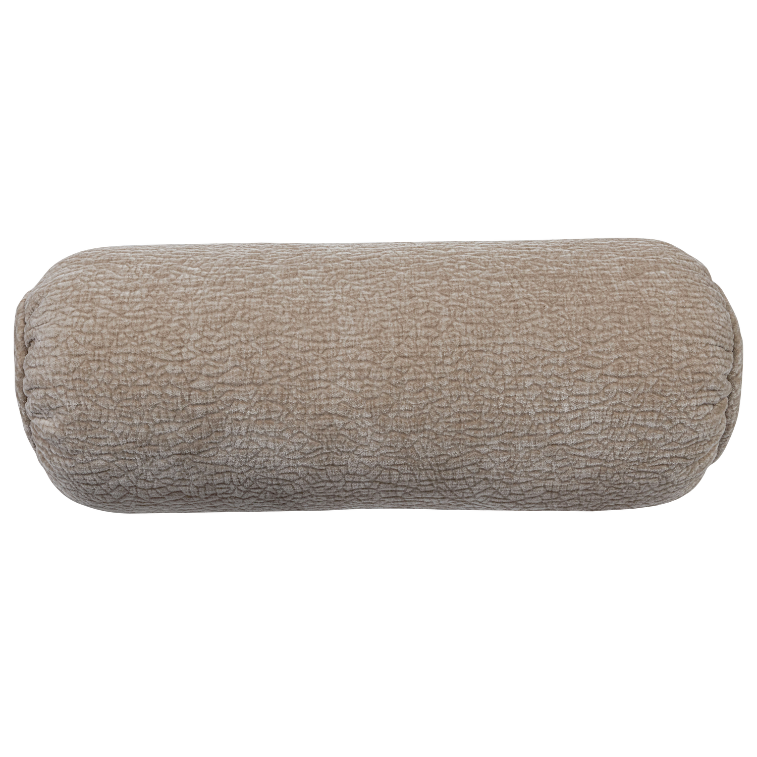 Baggy rolkussen 50xØ23cm 3d chenille zand - Afbeelding 2