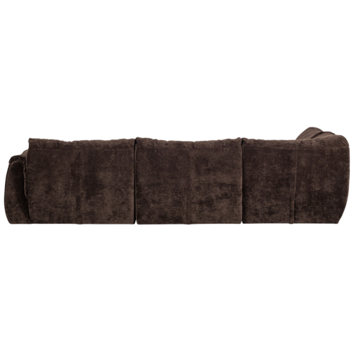 Hoekbank Baggy 3D chenille - Donkerburin (links) - Afbeelding 5