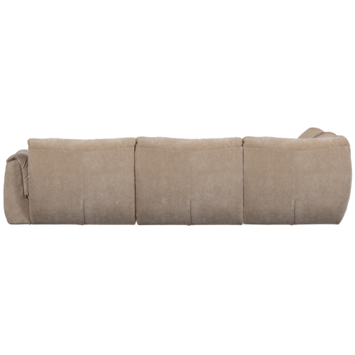 Hoekbank Baggy 3D chenille - Zand (links) - Afbeelding 2