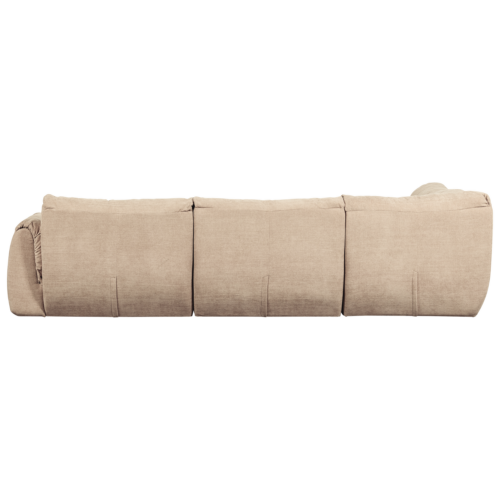 Hoekbank Baggy geweven chenille - Zand (links) - Afbeelding 3