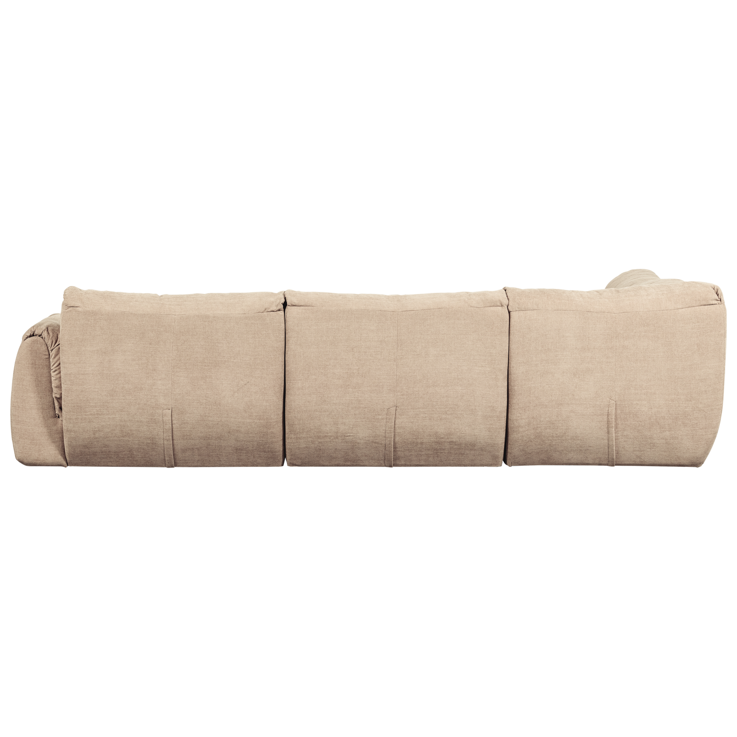 Hoekbank Baggy geweven chenille - Zand (links) - Afbeelding 3