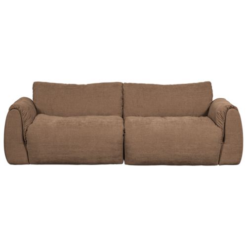 2-zits Bank Baggy Gweven chenille - Bruin - Afbeelding 2