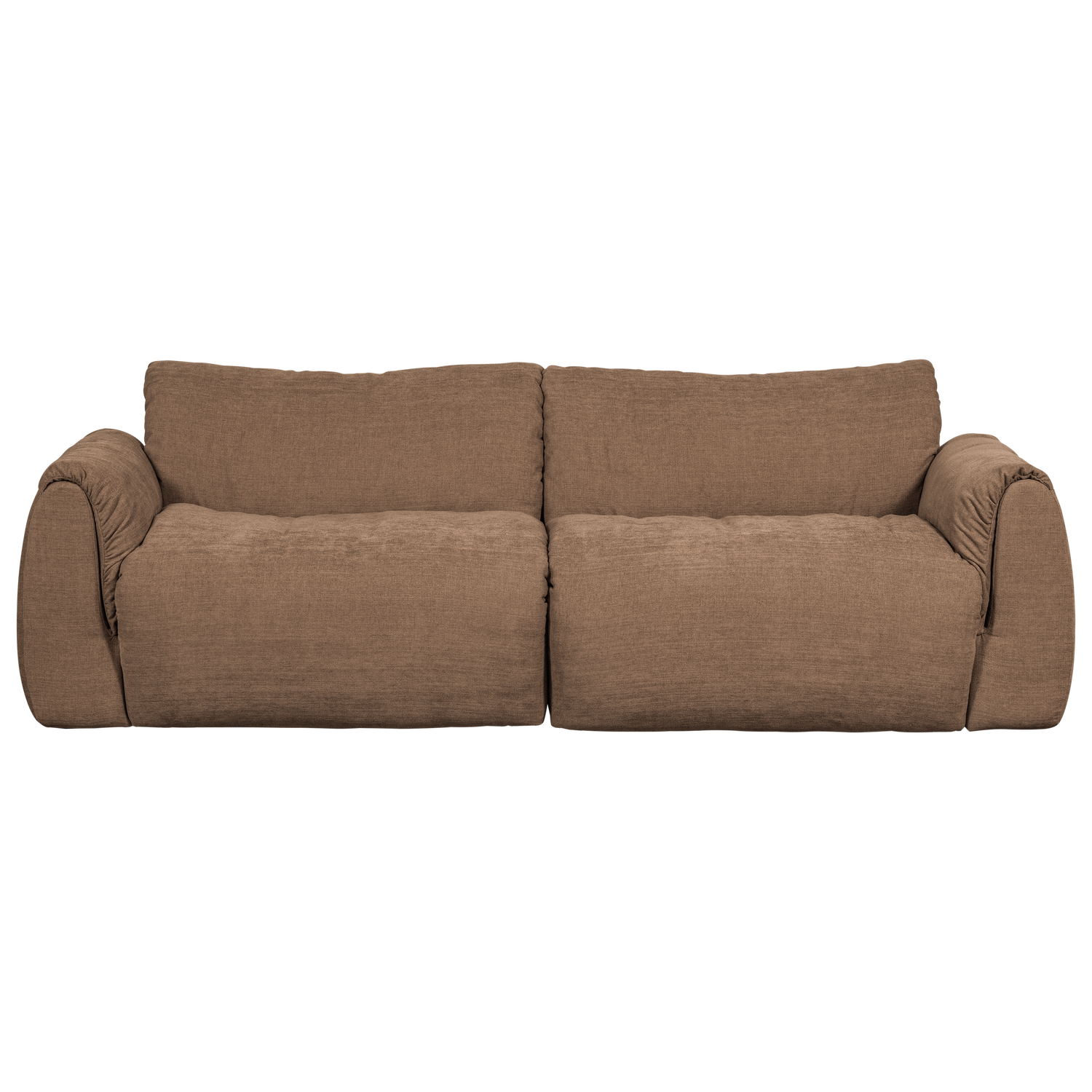 2-zits Bank Baggy Geweven chenille - Bruin - Afbeelding 2