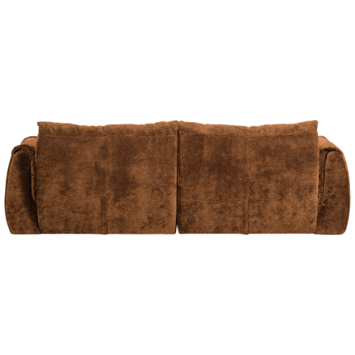 2-zits Bank Baggy 3D chenille - Middenbruin - Afbeelding 4
