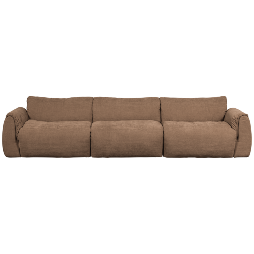 3-zits Bank Baggy Gweven chenille - Bruin - Afbeelding 2