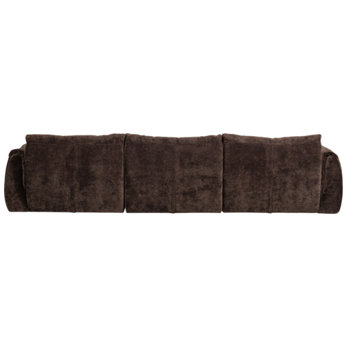 3-zits Bank Baggy 3D Gweven chenille - Donkerbruin - Afbeelding 5
