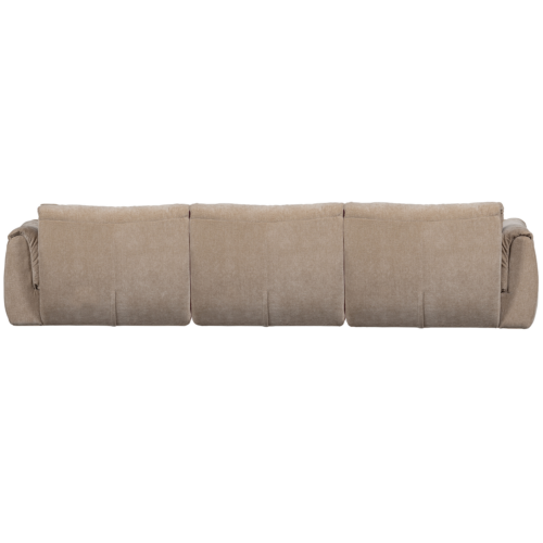3-zits Bank Baggy 3D Gweven chenille - Zand - Afbeelding 2