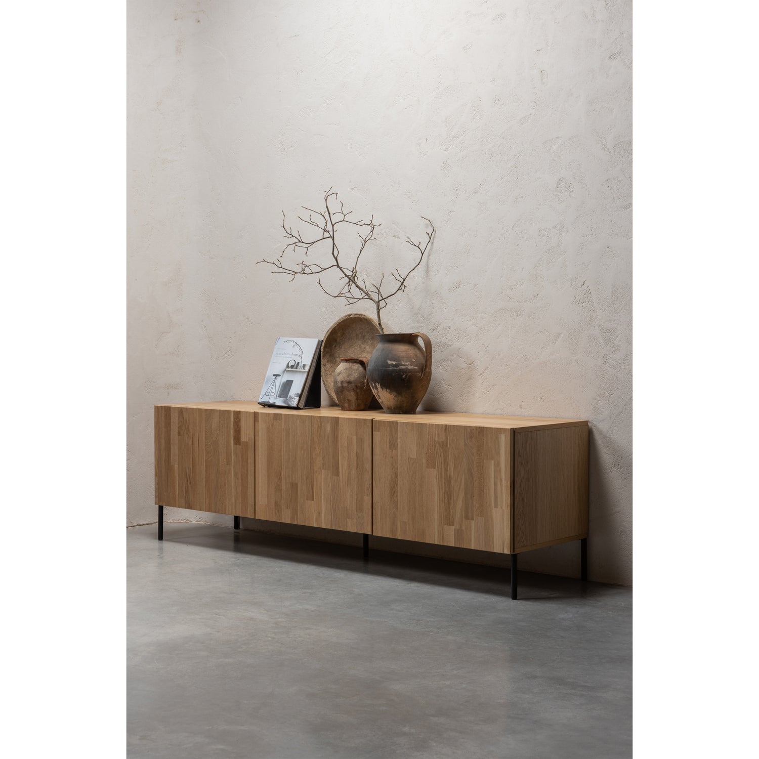 TV-meubel Bono 180cm - Naturel - Afbeelding 3