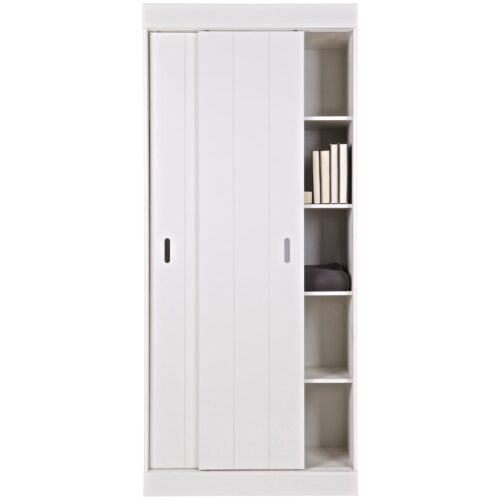 Opbergkast Row, kleur wit - Afbeelding 4