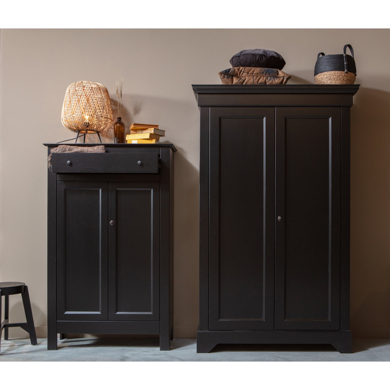 Opbergkast Isabel - Zwart - Afbeelding 2