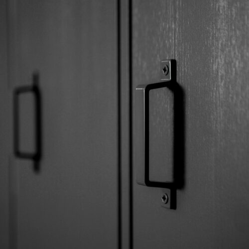 Lockerkast Stijn 2-deurs, kleur Zwart - Afbeelding 7