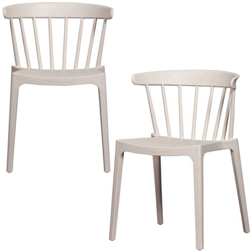 Tuin / Eetkamerstoel Bliss - Off White - Afbeelding 11
