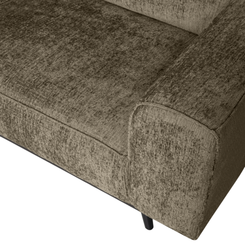 Statement hoekbank links structure velvet bonsai - Afbeelding 4