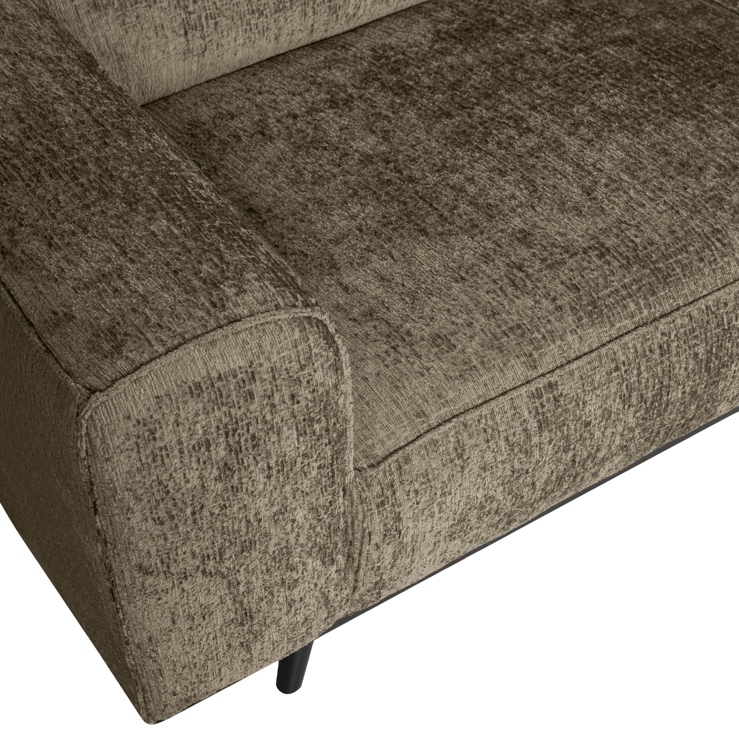 Statement hoekbank rechts structure velvet bonsai - Afbeelding 4