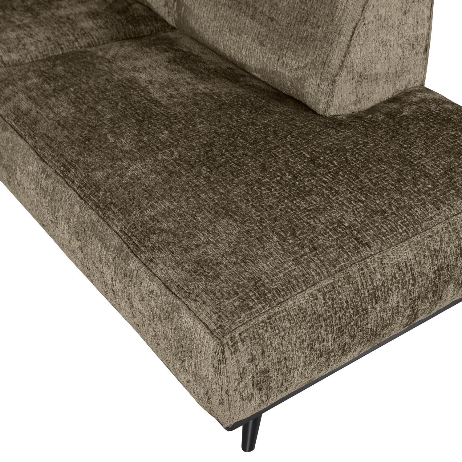 Statement hoekbank rechts structure velvet bonsai - Afbeelding 5