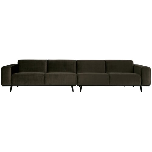 Statement xl 4-zits bank 372 cm fluweel warm groen - Afbeelding 2