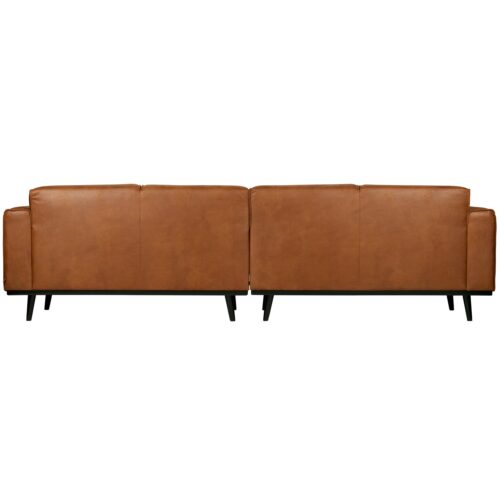 Statement 4-zits bank 280 cm lederlook cognac - Afbeelding 4