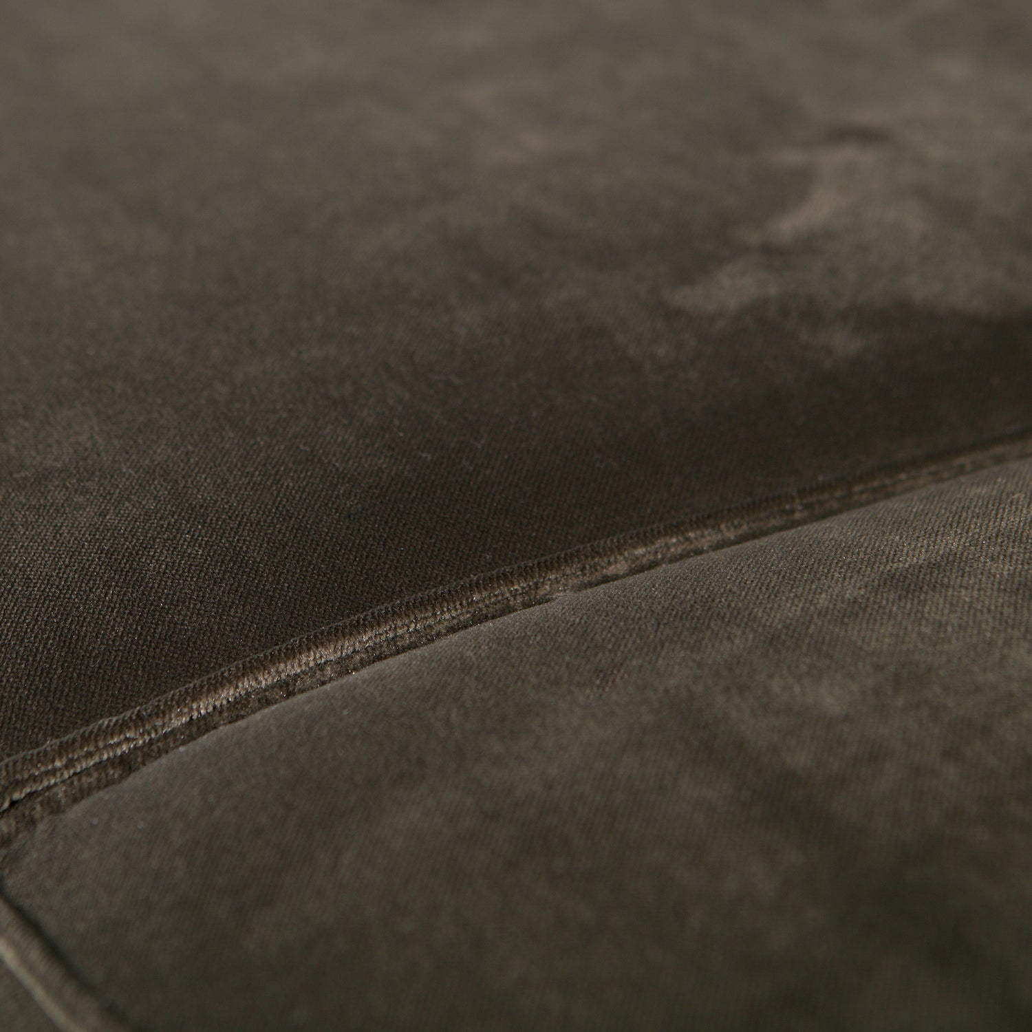 Statement hoekbank rechts fluweel warm groen - Afbeelding 3