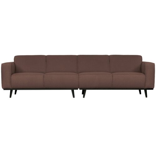 Statement 4-zits bank 280 cm boucle coffee