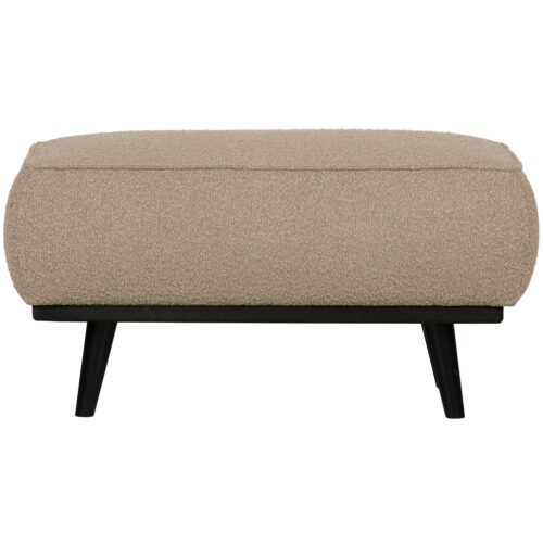 Hocker Statement Bouclé Beige