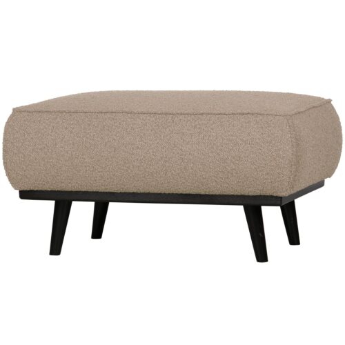 Hocker Statement Bouclé Beige - Afbeelding 2